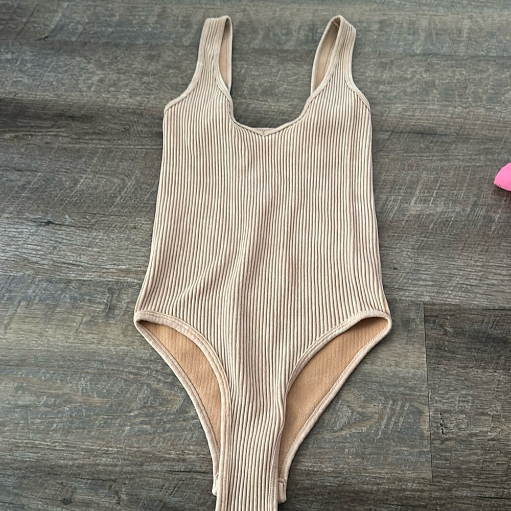 Tan bodysuit